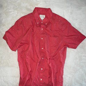 American Eagle Short Sleeve Button Up
